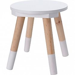 Detská drevená stolička Kid´s collection biela, , 24 x 26 cm