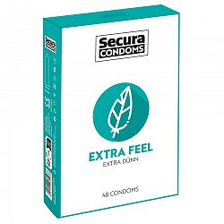 Kondómy Secura Extra Feel, 48 Ks