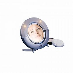 Kozmetické LED zrkadlo Lifetime Beauty, sivá